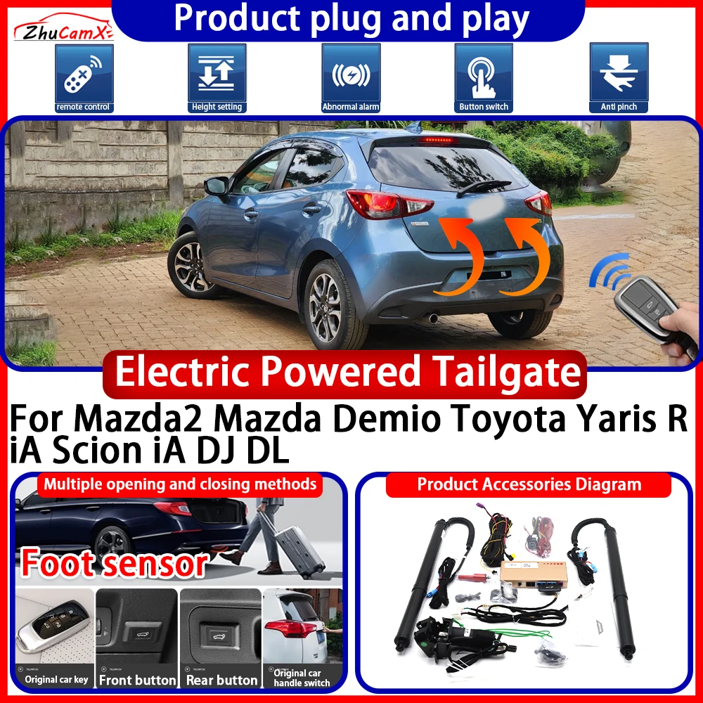 OEM Powered Tailgate for Mazda2 Mazda Demio Toyota Yaris R iA Scion iA DJ DL anti pinch Smart Intelligent Control Gate Lift Kit