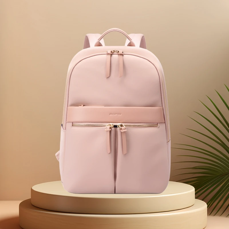 Mochila de nailon para ordenador portátil de 14 pulgadas para mujer, morral escolar para estudiantes universitarios, morral de viaje, tendencia de moda, 2024