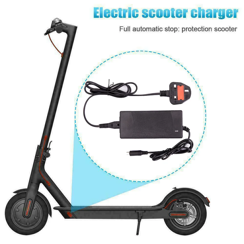 For Xiaomi M365 Electric Scooter 42v Electric Scooter Battery Charger Adapter For Mi M365 Pro UK EU US Adapter Lithium Battery