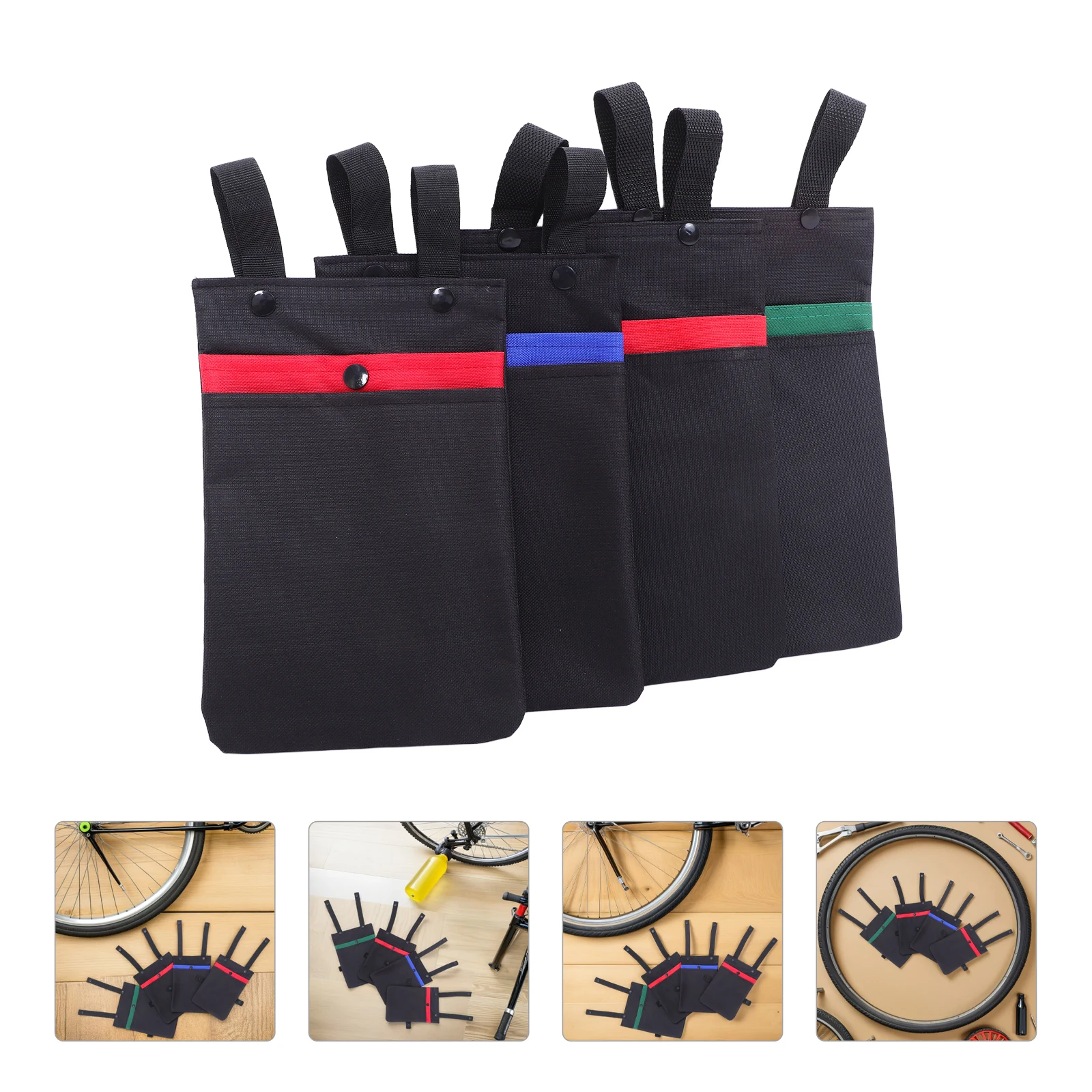 

4 Pcs Waterproof Bag Bicycle Accessories Dirt Bike Handlebar Bags Front Mobile Phone