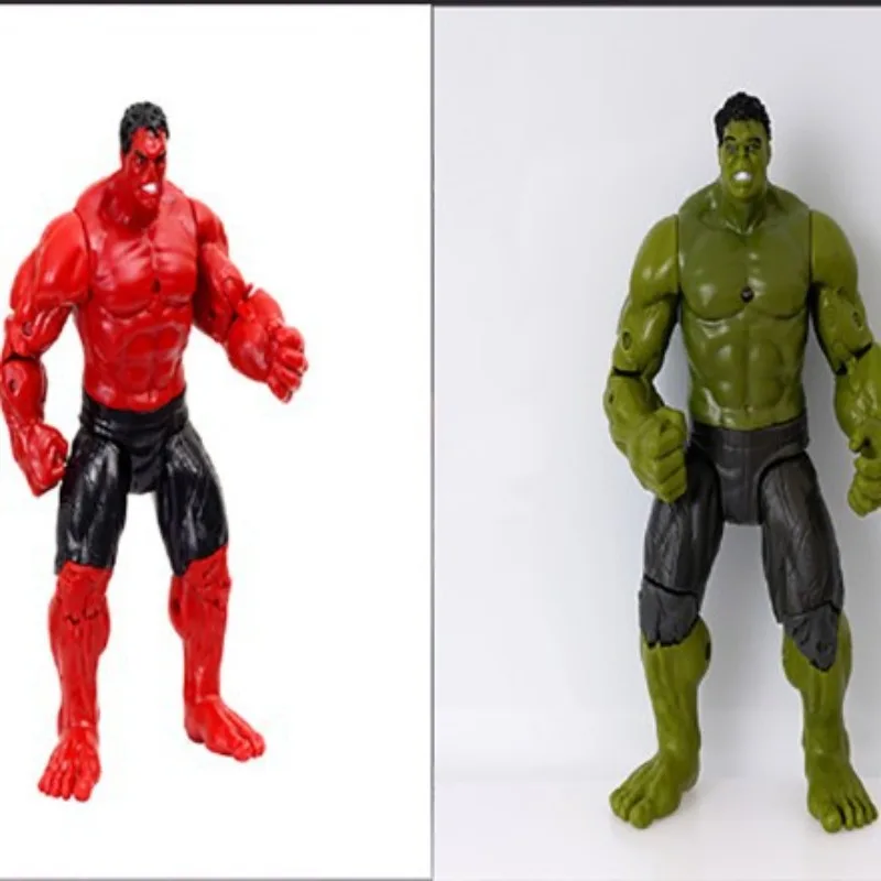 Marvel Comics The Avengers Action Doll Set Hulk Thanos Spider-Man Iron Man Captain America Collection Model Toy Gifts. - view 5