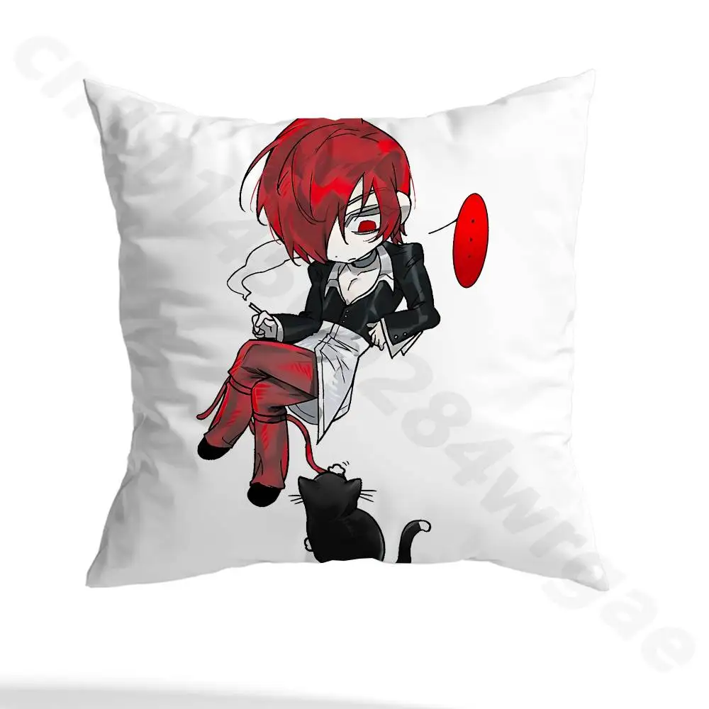 I-Iori Yagami KOF K-King Pillow Case Sofa Living Room Bedroom Headboard Backrest Cushion Square Cushion Nap Time