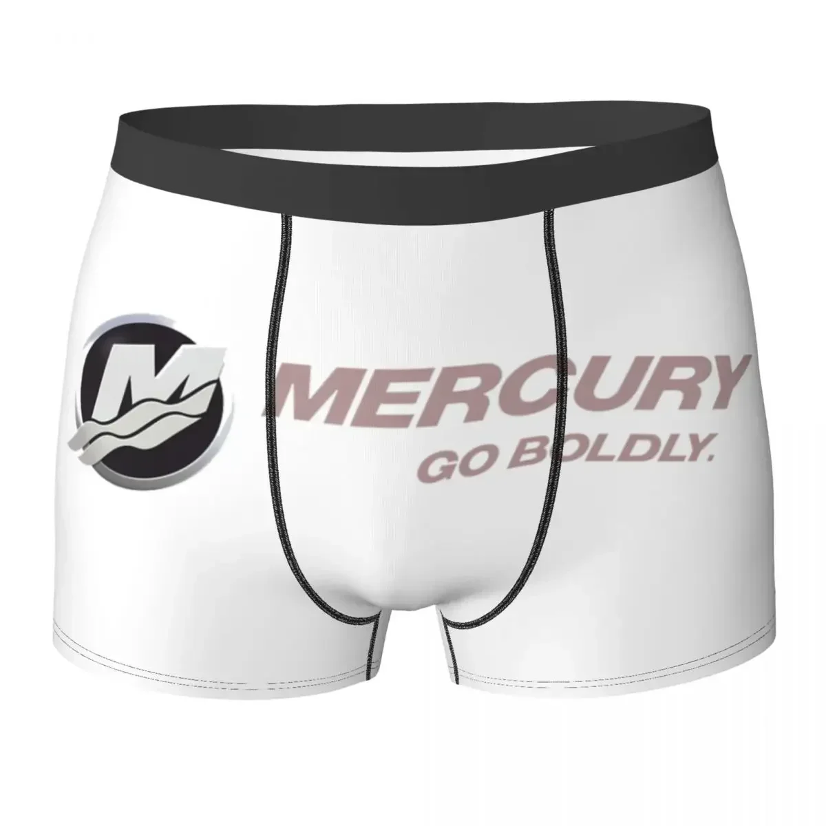 

Трусы-боксеры, шорты Mercury Go Boldly, трусики-лодочки, мужское мягкое нижнее белье для мужчин, подарок бойфренду