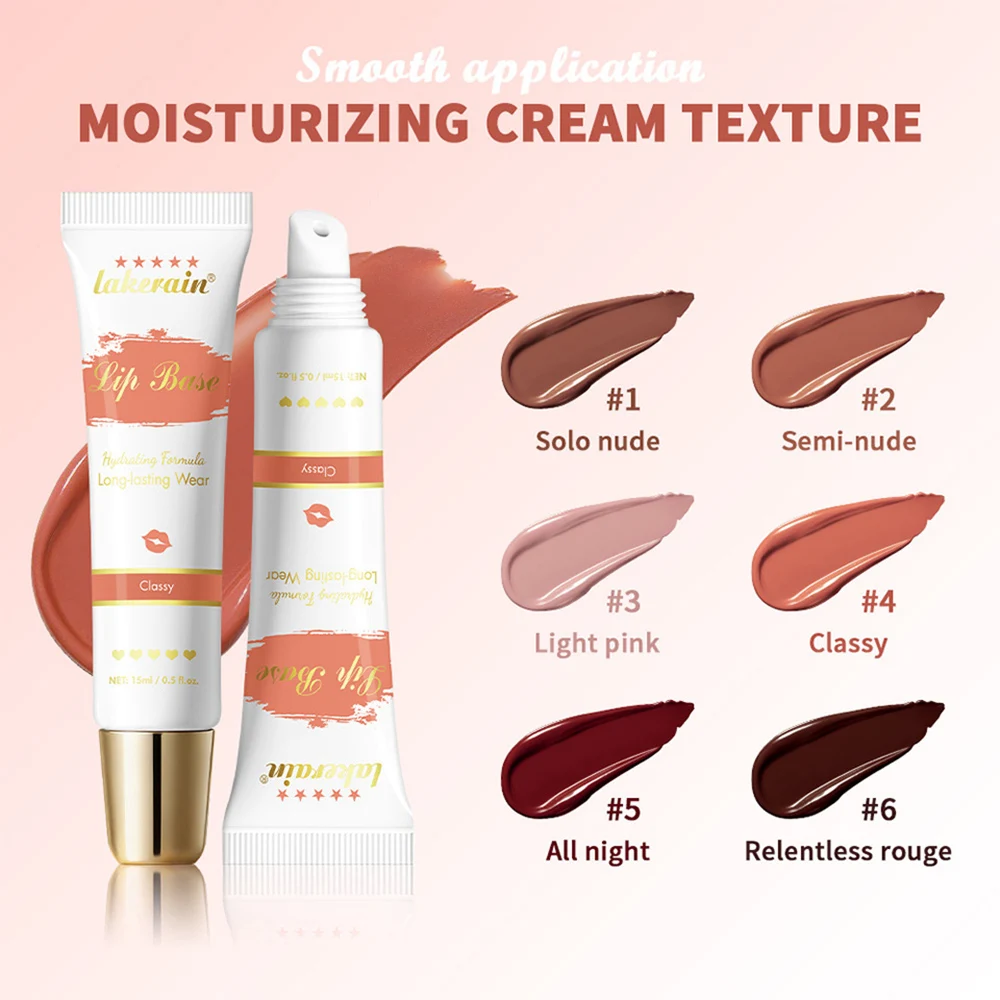 1 pedaço de primer labial, esmalte labial fosco delicado e suave, creme blush multiuso, presente de feriado de cosméticos femininos