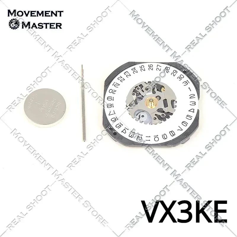 Nuovo originale giapponese VX3KE movimento al quarzo data a 3vx3k movimento 2 lancette accessori per il movimento dell'orologio
