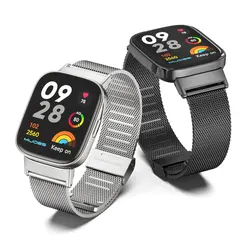 Strap for Redmi Watch 3 Smart Bracelet Global Version Metal Watch Band for Redmi 3 Strap SmartWatch Accessories