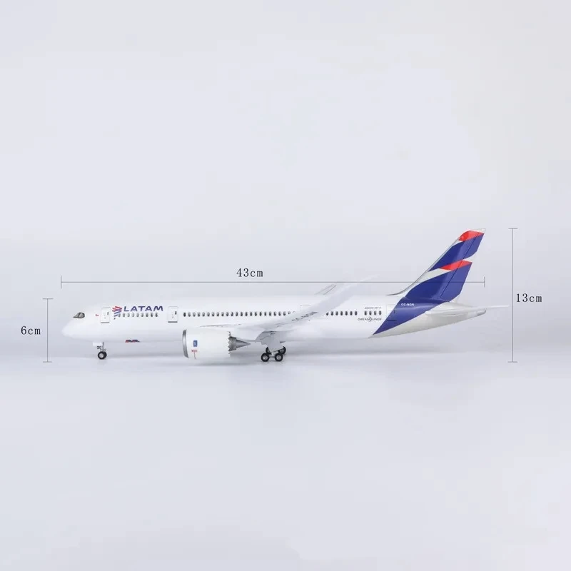 1:150 Scale Chile LATAM Airlines Boeing 787 Dreamliner Diecast Model Airlines Resin Airplane Toys Collection Display Gifts Fans