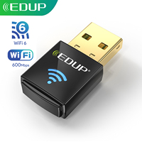 EDUP AX600 WiFi6 Dual Band Network Card Wireless Adapter 2-in-1 Receive Transmit for Laptop Compatible with Windows 7/10/11