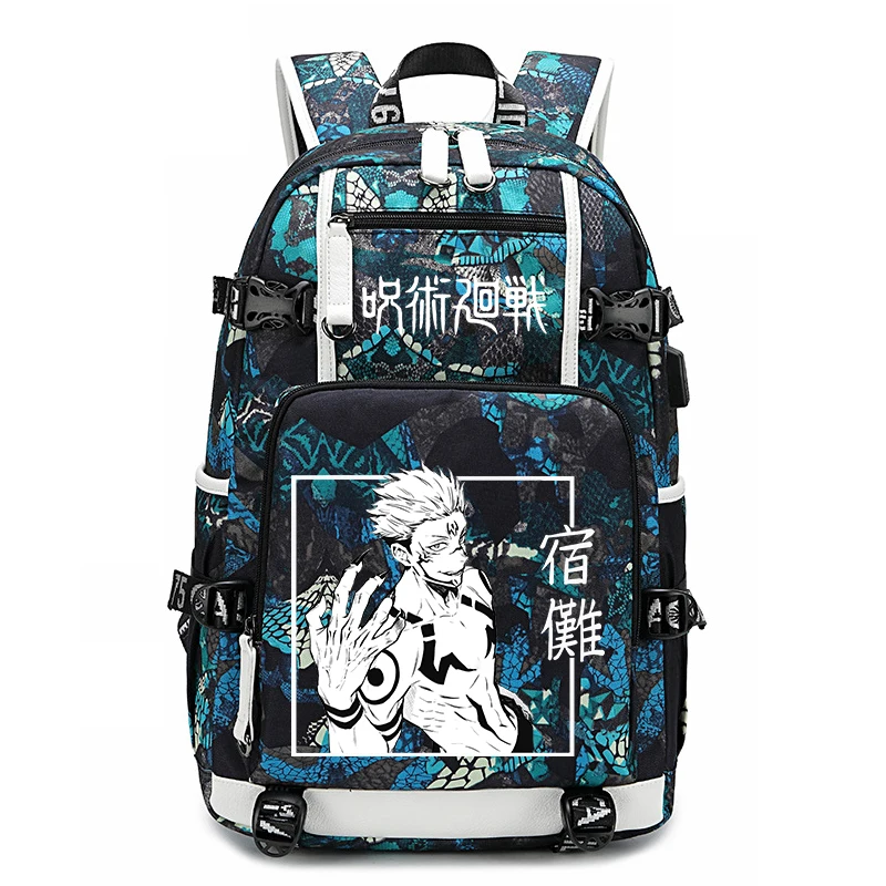 Jujutsu Kaisen anime print student school bag youth backpack back to school gift