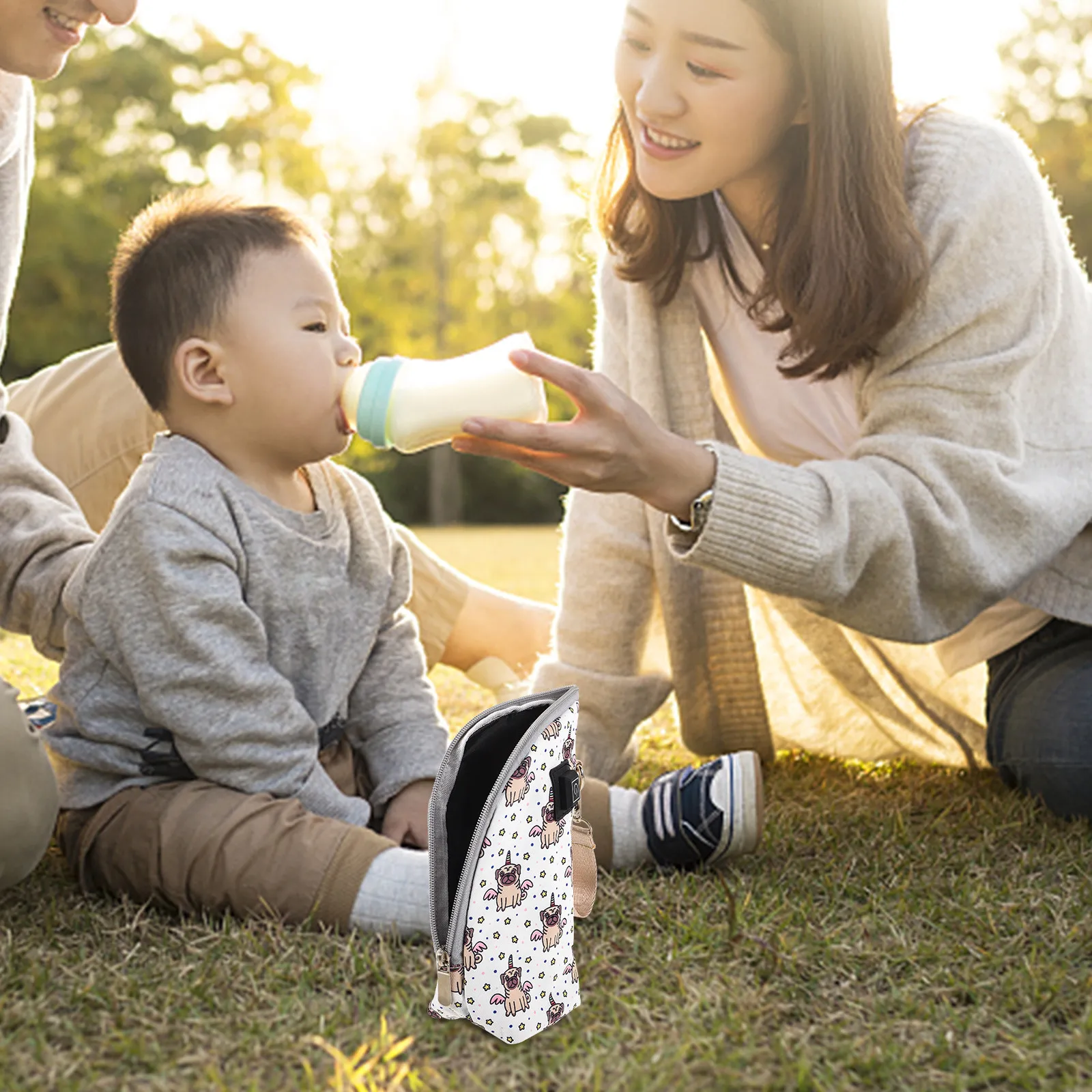 

USB-подогреватель для детских бутылочек, портативный компактный дорожный подогреватель с 3 режимами температуры, быстрый равномерный нагрев для грудного молока, для автомобиля и кемпинга