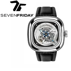 SEVENFRIDAY S series men's fully automatic mechanical watch waterproof watch luxury brand S1/01 Sevenfriday leather/steel band