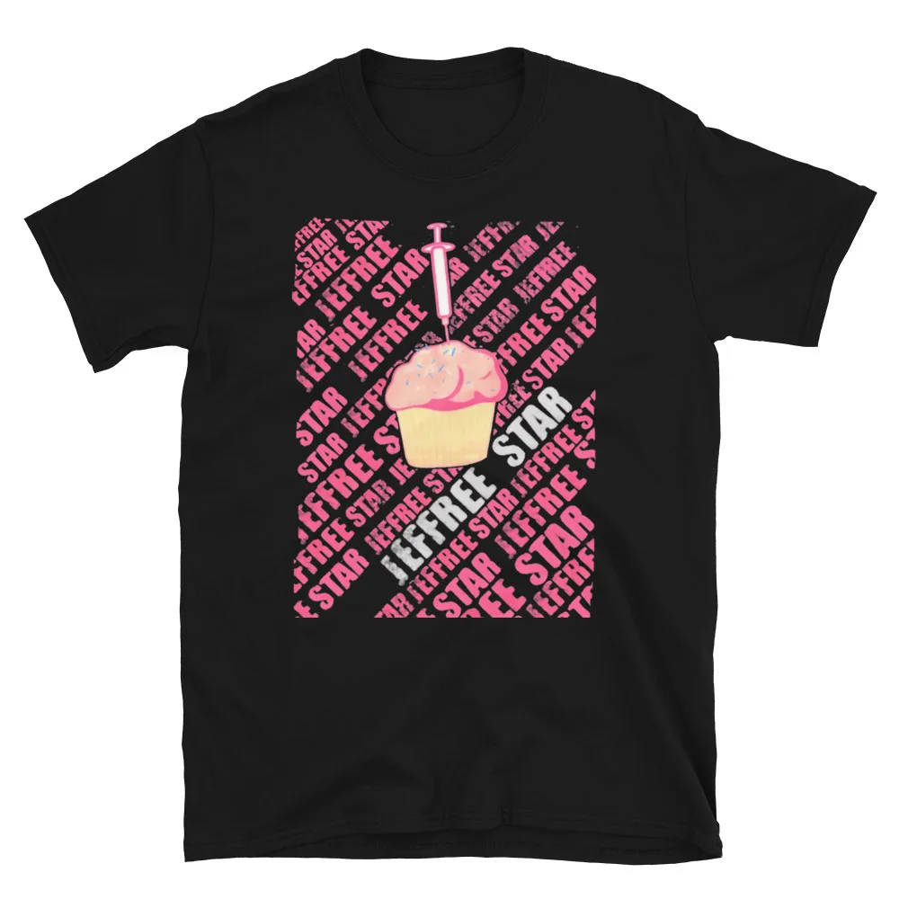 

Jef Star Needle & Cupcake Scene Queen Emo Band T-Shirt