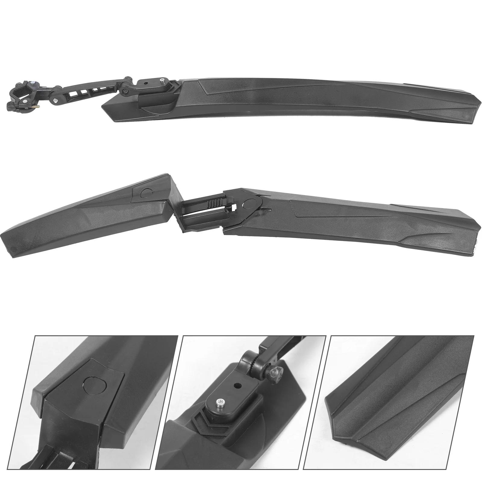 

1 Set Of Bicycle Mudguards Sturdy Mountain Bike Rear Mudguard Protective Cycling Accessories Splash Proof Bike Supplies Durable