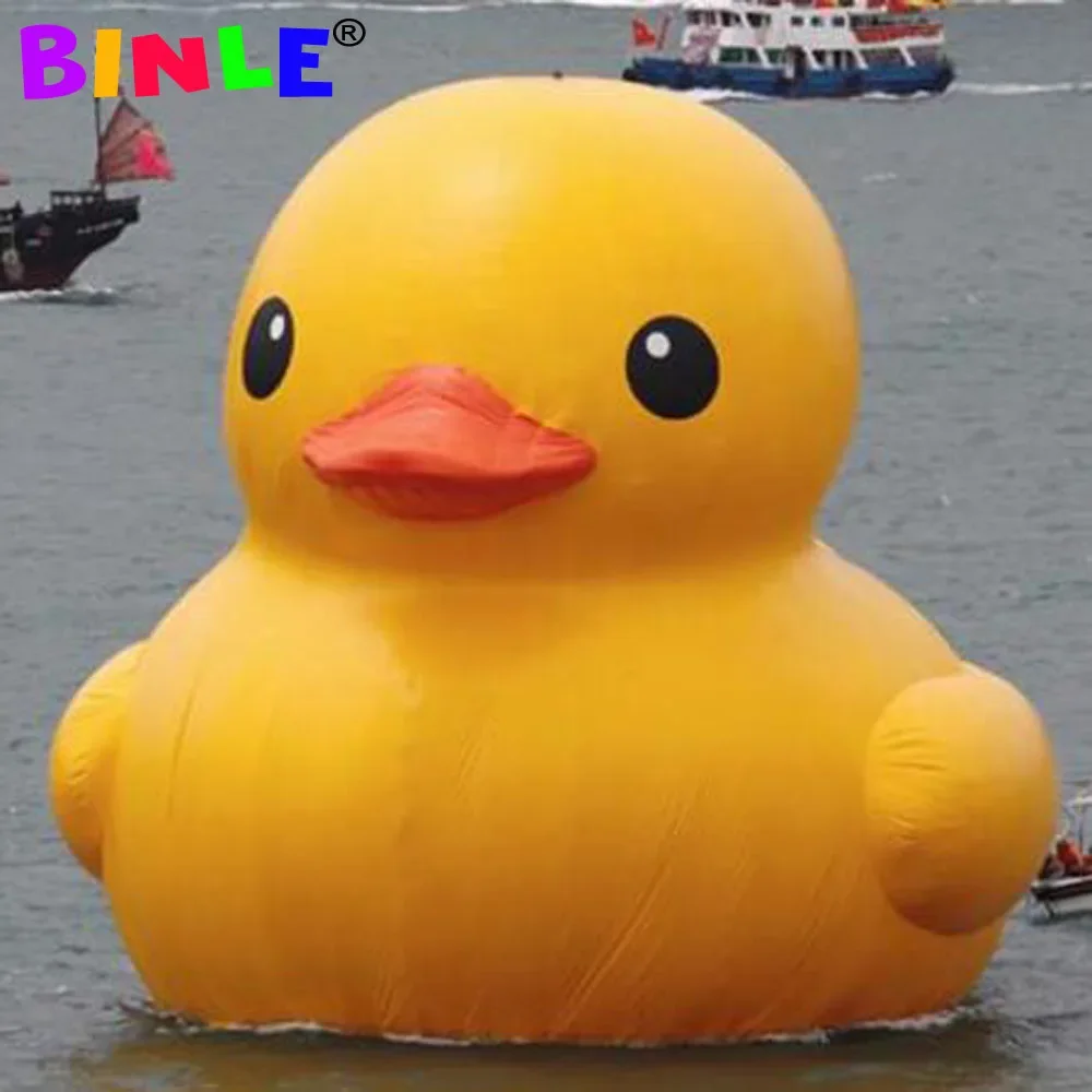 Outdoor Water Advertising Inflatable Yellow Duck Giant Airtight PVC Rubber Duck For Commercial Promotion Shipping By Sea US Only