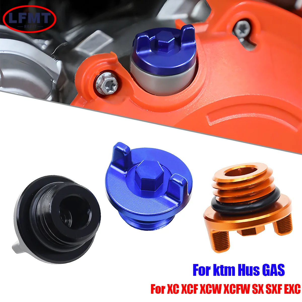 Motoröl-Einfüllstopfen-Kappenabdeckung EXC EXC-F CNC XC XCF XCW XCF-W XC-W 125 250 300 530 für KTM HUSQVARNA MXC MXC-G SX SXF 690 790