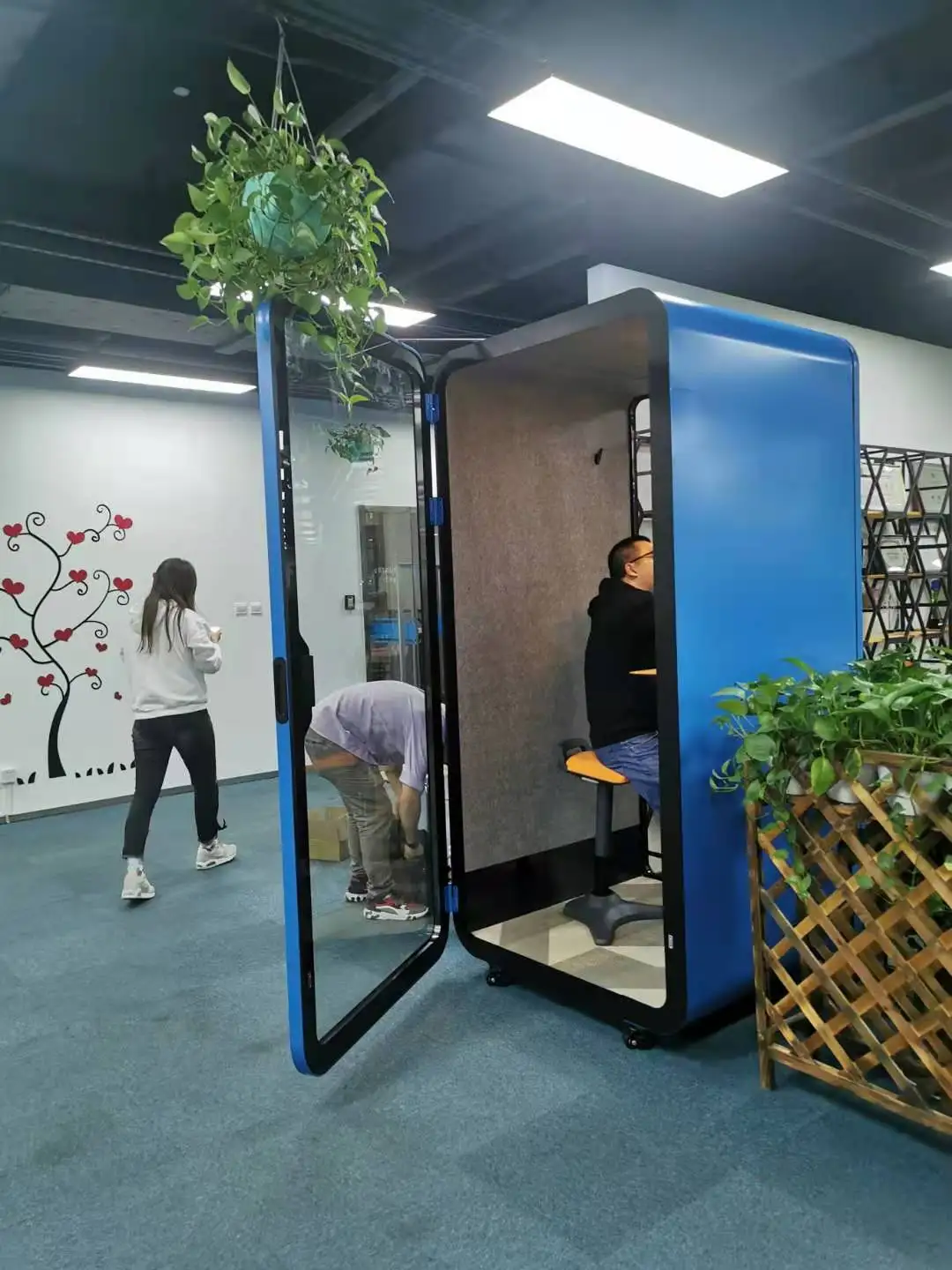 Hooqu Factory Direct Supply Silent Room Sound Proofing Portable Soundproof Room Booth