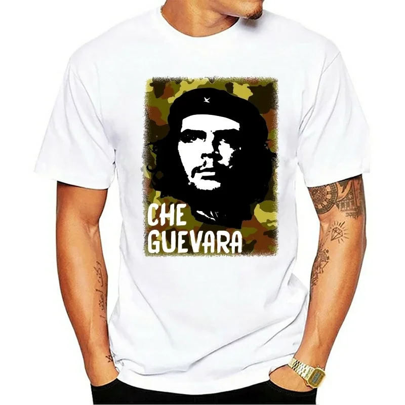 fashion heavyweight Summer Fashion Hot Velocitee Mens Che Guevara Camo Cuba Revolutionist Tshirt Cotton Tee Shirt Streetwear