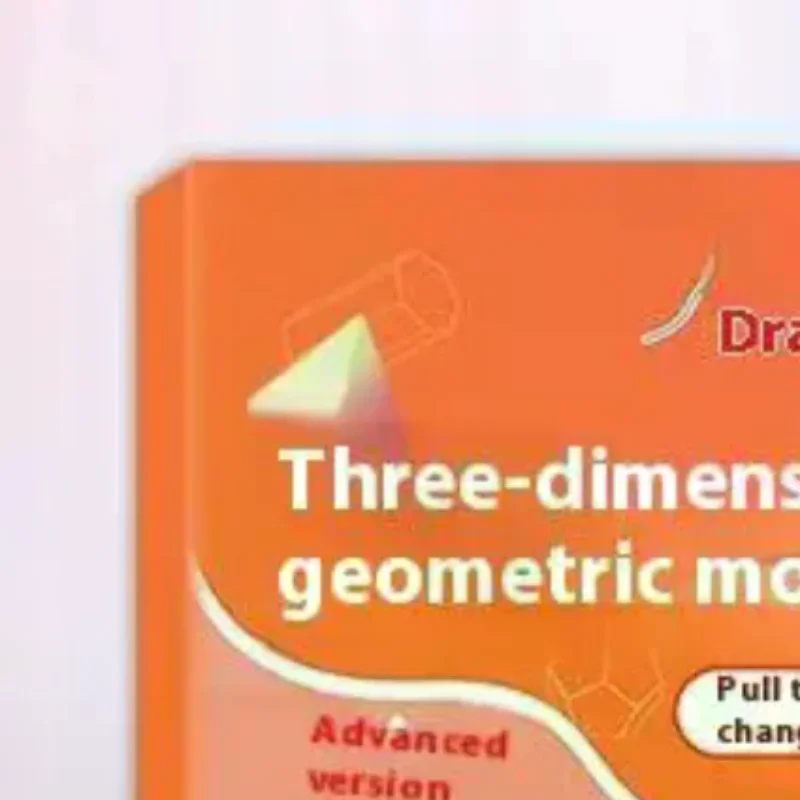 1 Set Spatial Thinking Training DIY Math Learning Book 3D Geometry Quiet Book For Kids Montessori Educational Tracing Workbook