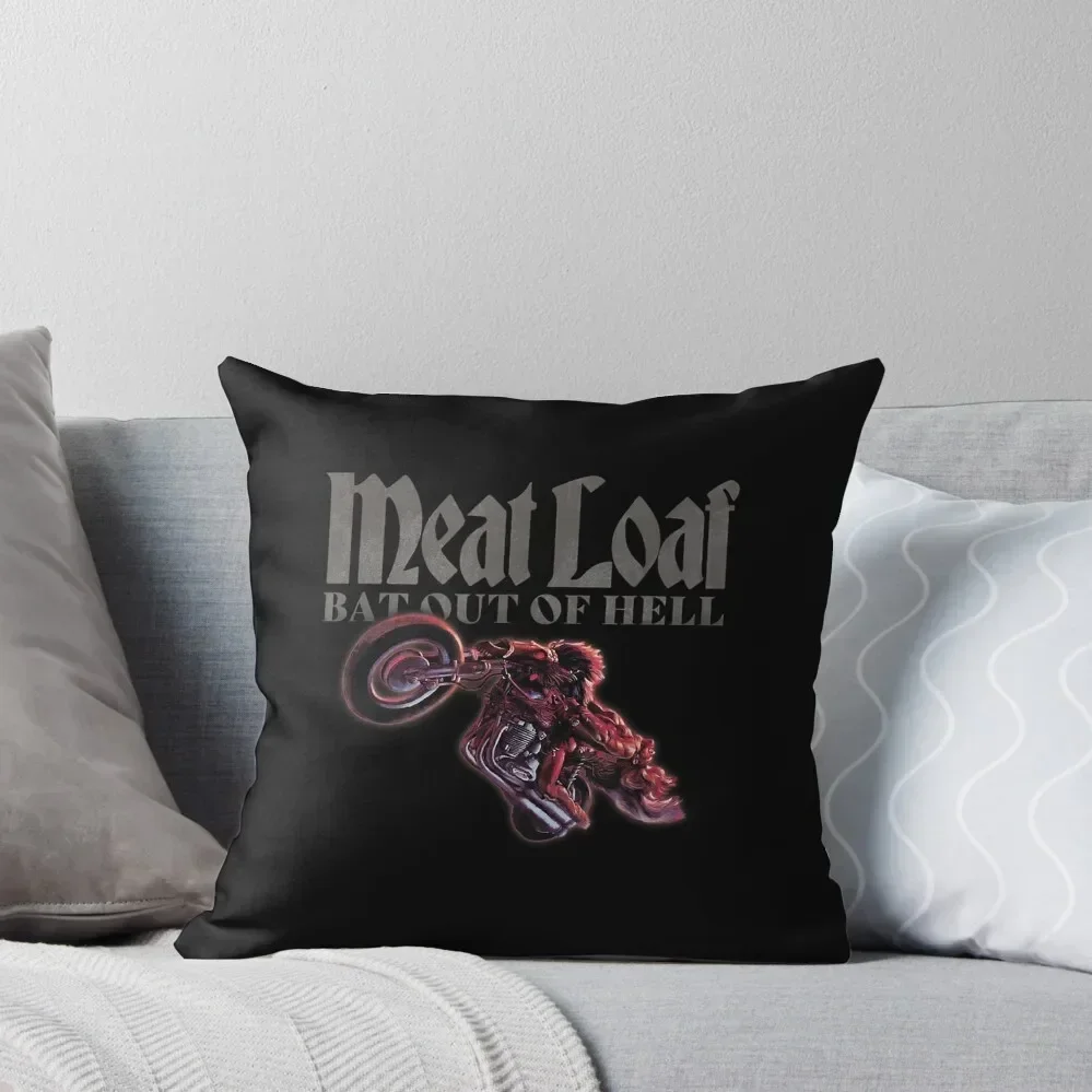 

Bat Out of Hell Bike Throw Pillow pillow pillowcase Plaid Sofa luxury home accessories Sofa Cushions Covers pillow