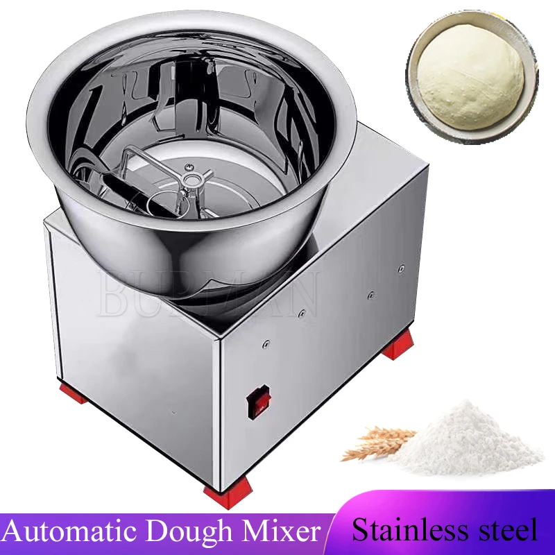 Commercial Household Stainless Steel Dough Mixer Multifunctional Automatic