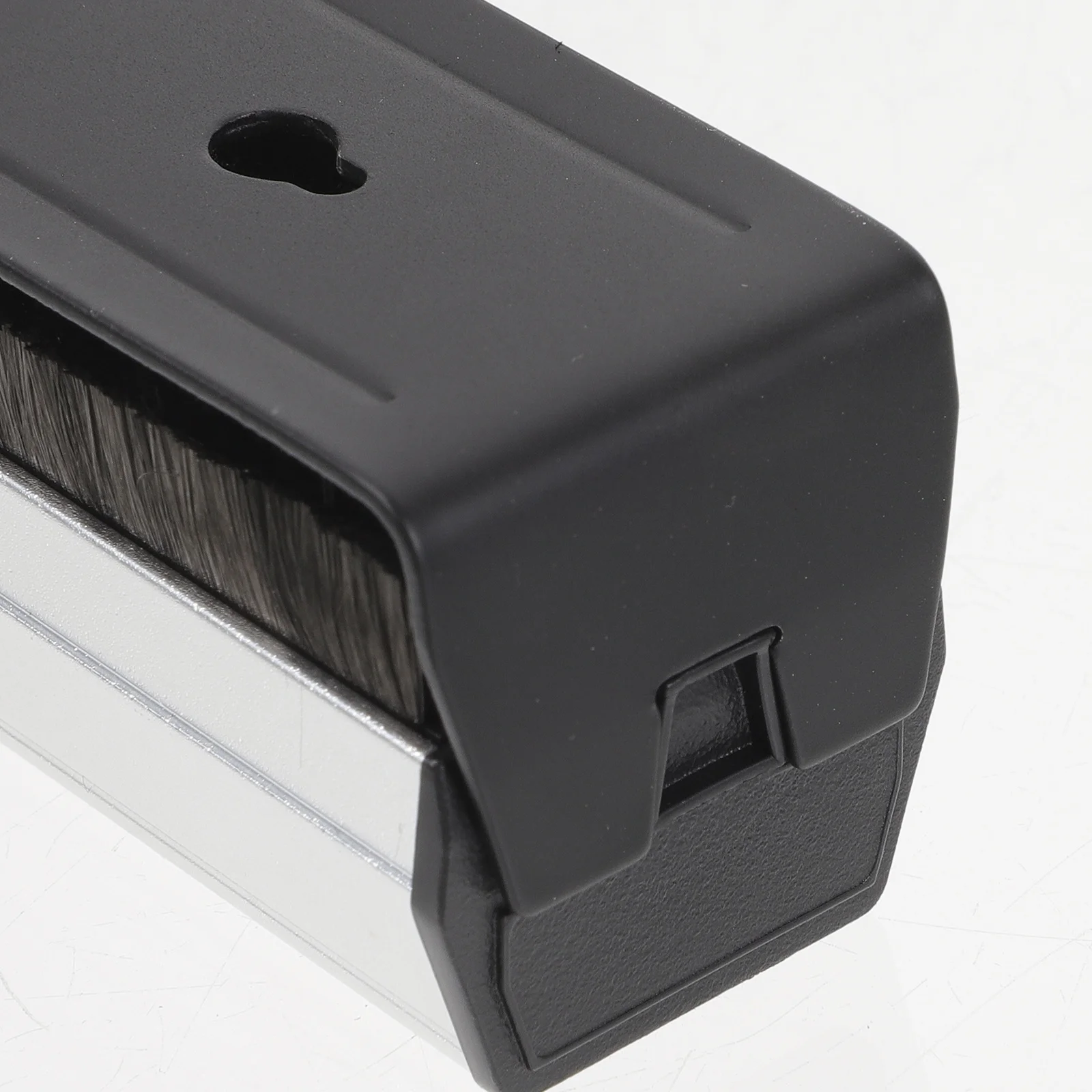 Vinyl Brush Black Dust Removal Tool For Turntable Maintenance Durable Record Cleaner Vinyl Record Care Tool Portable Audio