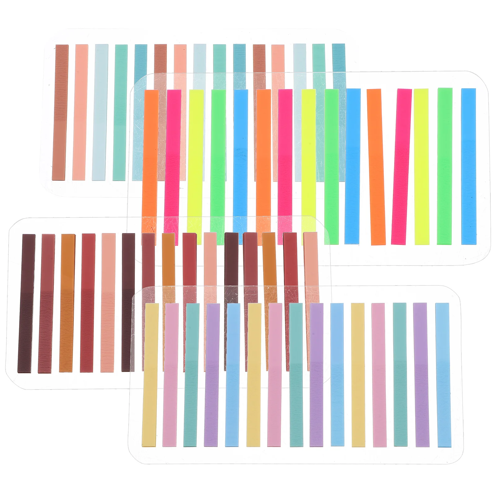 

Fluorescent Label Paper Tabs Book Page Markers Automatic for Reading Household The Pet Note Writable