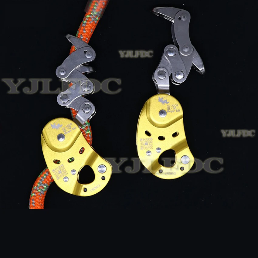 Exploring Rope Climber  ascender Arborist Rope Grab Lift Pulley Working Height Safety Rigging Grasp tool Outdoor