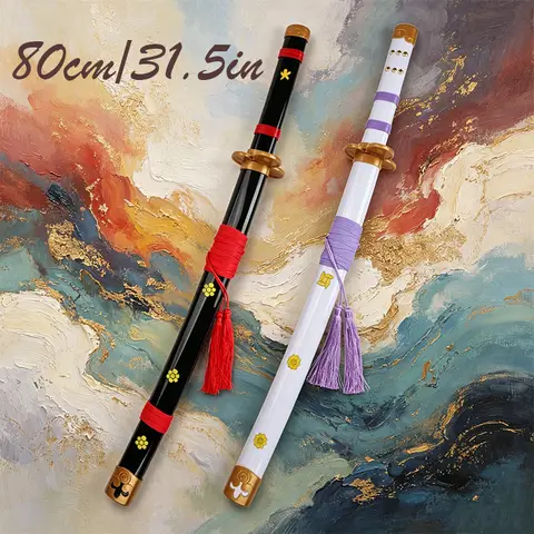 80cm Bamboo Katanas Roronoa Zoro Sword Props