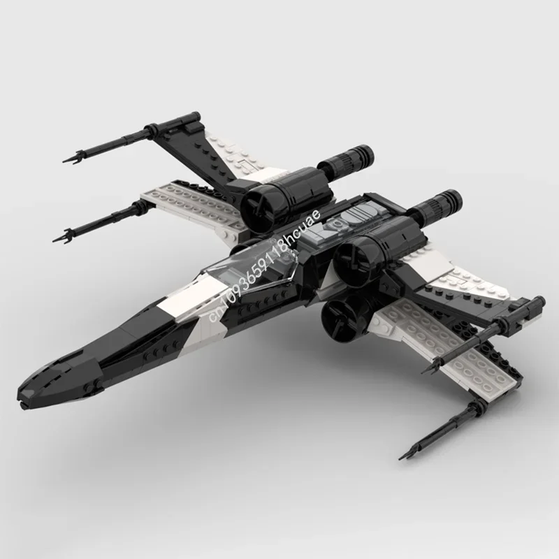 1520pcs MOC XWing Starfighter Partisan Red 5 Model Building Blocks Festival Gifts Construction Toys DIY Idea Education view 3