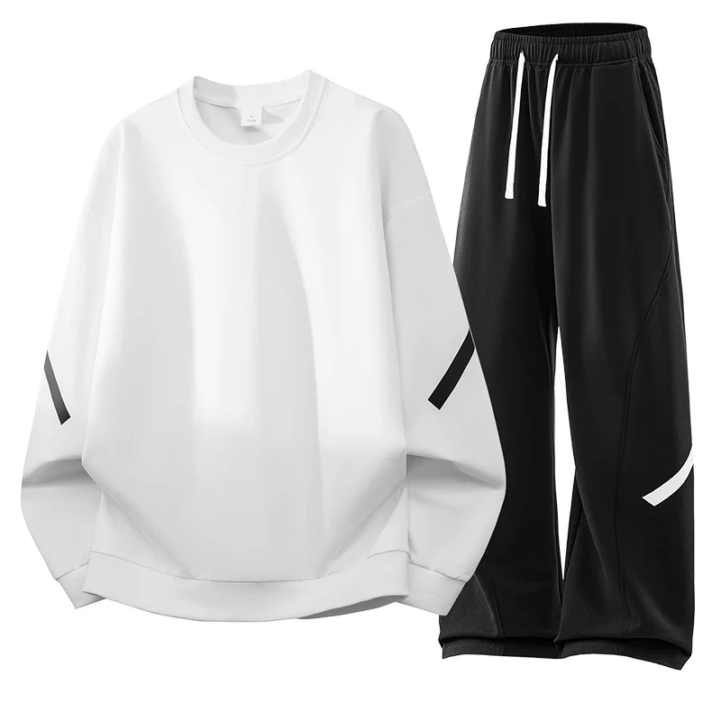 

Мужской повседневный спортивный костюм-двойка: худи и брюки для улицы, кемпинга и пляжа. Весенний комплект.