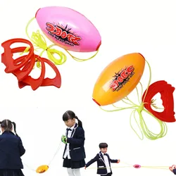 Children Outdoor Interactive Pulling Elastic Speed Balls Fun Collision Sensory Training Sport Games Toy For Kids Adults Gift