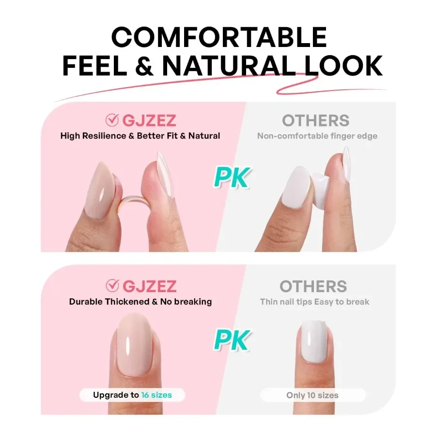 Żółte tipsy francuskie na wcisk, wiosenne, w kształcie migdału, krótkie, w kolorze masłowego żółta, z miękkiego żelu, sztuczne paznokcie o oszałamiającej jakości salonowej.