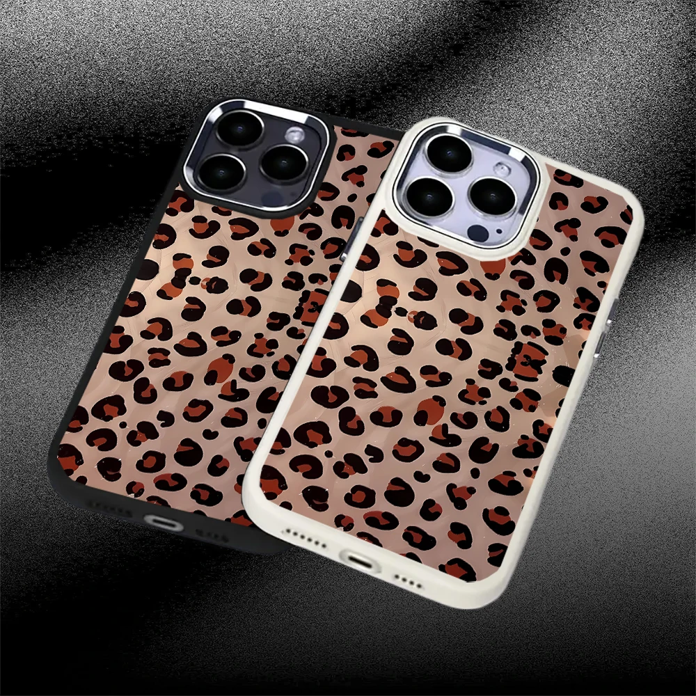 

Leopard print Phone Case for iPhone17Pro Max/17Pro/17/16/16Pro/15/14/13/12/11/Pro/Plus Fashion Friend Gift Aesthetic Phone Case
