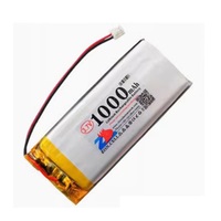 Battery for Anne Pro 2 GH60 Poker2 Obins RGB Wireless Mechanical keyboar New Li Polymer Rechargeable Pack Replacement 3.7V LP402