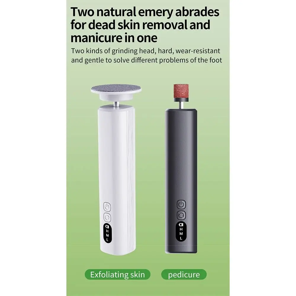 

Электрическая пилка для ног с 6 скоростями, регулируемым дисплеем, для удаления омертвевшей кожи, педикюрный инструмент, низкий уровень шума, насадка для ногтей