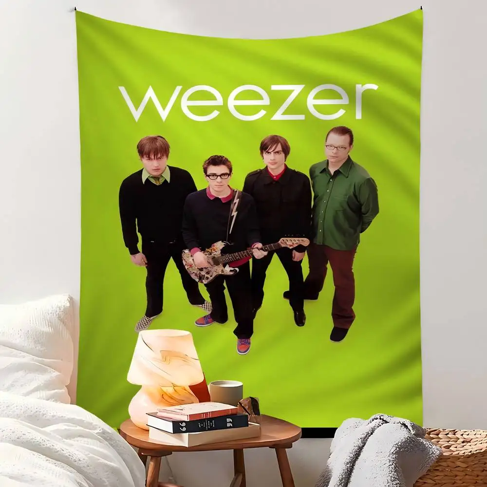 

Weezer Music Band Cartoon Tapestry Bohemian Wall Tapestries Mandala Wall Hanging Sheets