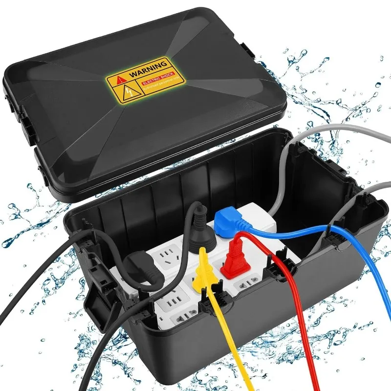 86 Type Outdoor Waterproof Junction Box Open Socket Cable Wire Box Dustproof Electrical Enclosure for External Wiring Use