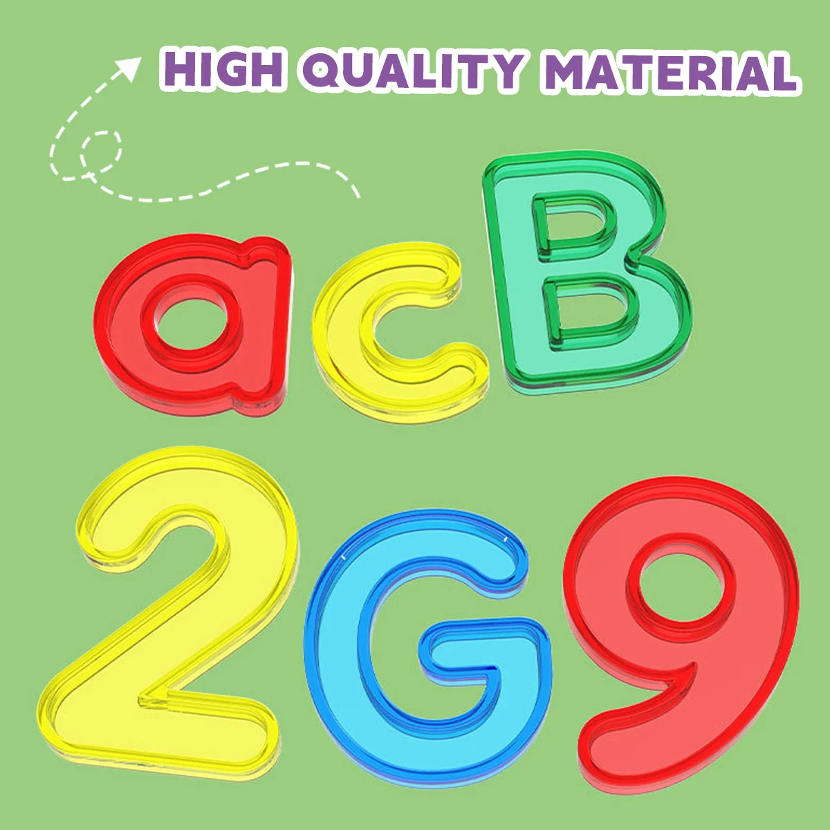 66개 색상 알파벳 번체 중국어 장난감, 다기능 어린이 퍼즐 장난감, 3 in 1 퍼즐 장난감 세트, 글자 숫자