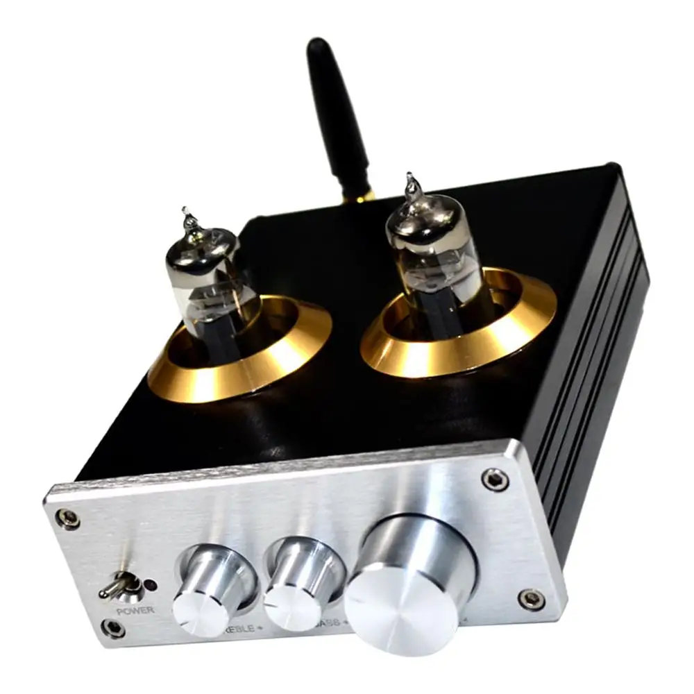 NE5532 버퍼 하이파이 블루투스 5.0 프리앰프 앰프 6J5 튜브 프리앰프
