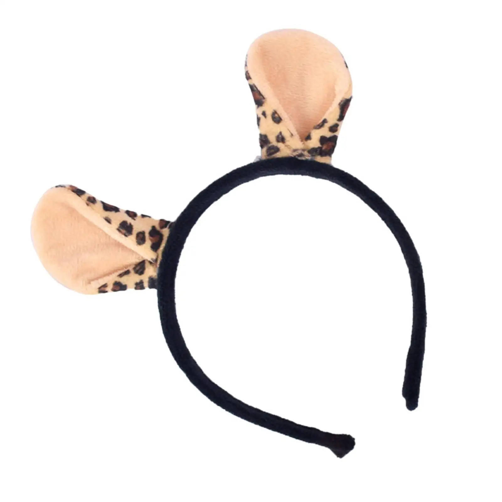 Brown Panther Ears and Long Tail Set Cosplay for Carnivals Performance Party