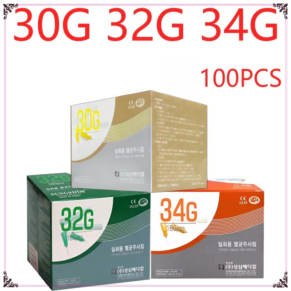 

Painless Small Needle 100pcs Stainless Steel Disposable Packaged for Teeth Irrigator 34G 4 mm 1.5mm 32G 27G 13mm