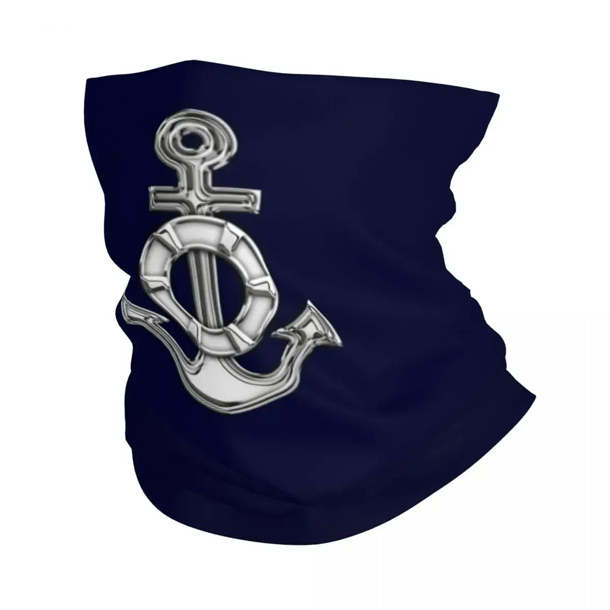 Bandana Nautical Life Anchor Applique para homens e mulheres, polainas de pescoço estampadas, bandana, lenço lavável, estilo cromado, equitação para adultos