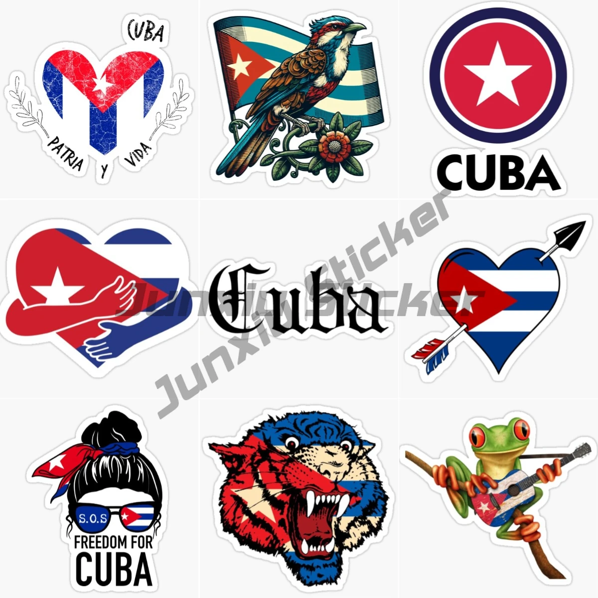 

Cuba National Flag Decal Reflective Car Sticker Waterproof Auto Moto Bike Suitcase Laptop Car Styling Vinyl Self-adhesive Decal