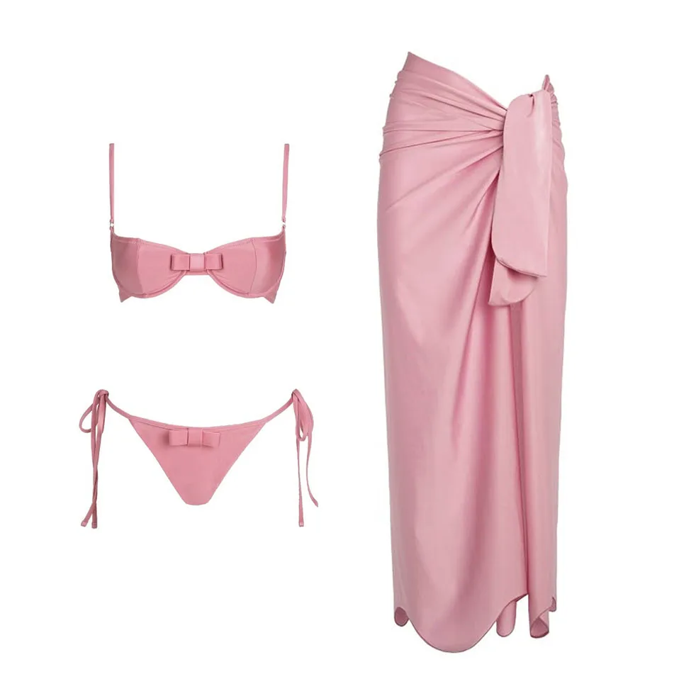 Conjunto de Bikini Push-Up para Mujer 2026, Estampado Floral, con Volantes, Tirantes y Tiras, Traje de Baño Brasileño