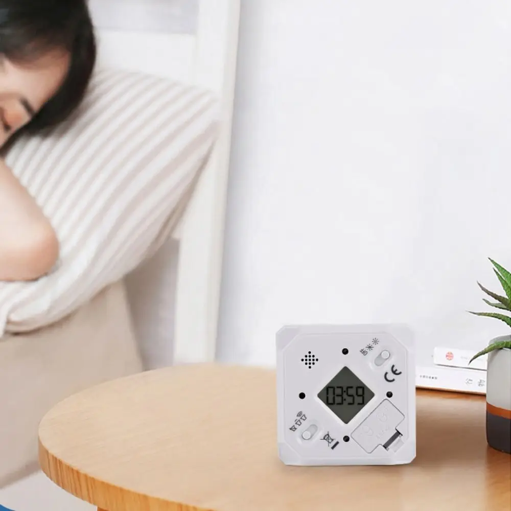 LED Display Cube Digital Timer Long Battery Life Gravity Sensor Cooking Countdown Timer Mini Flipping Preset Timer Study