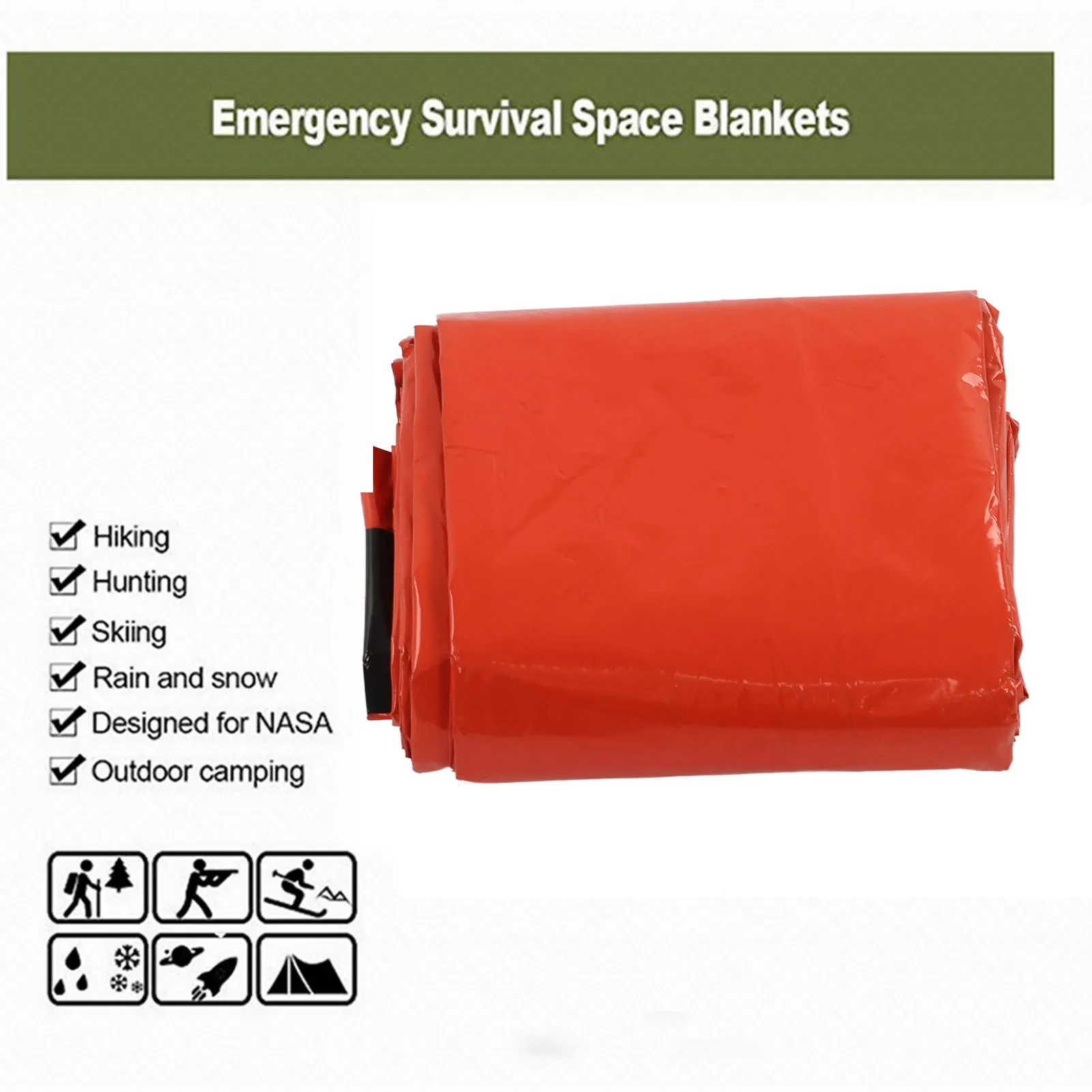 

Outdoor Storage Bag, Emergency Blankets Portable Waterproof Survival Emergency Sleeping Bag for Outdoor Camping