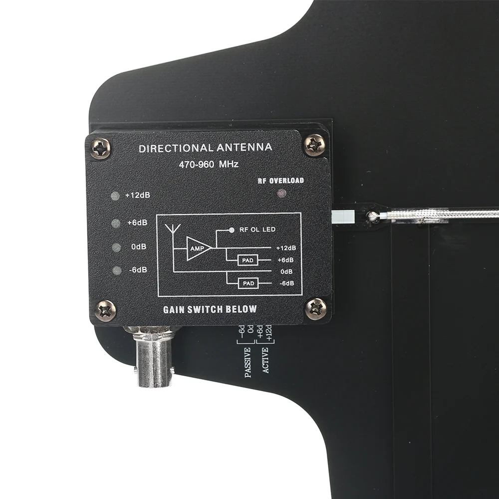 BOMGE BAM-844+/LC antenna amplifier, which can be connected with 5 sets of wireless MIC, and is suitable for Shure wireless MIC.