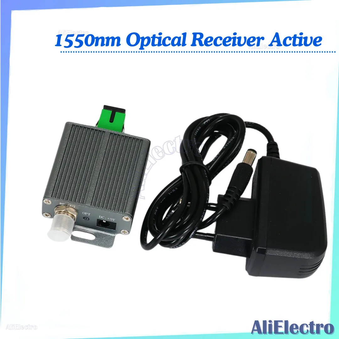 

1550nm Optical Receiver Active FTTH Fibre Optic Receiver, Fibre to RF, Satellite Cable TV Transmitter