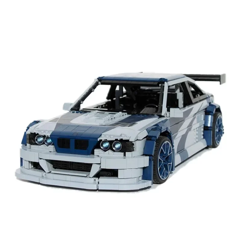 NONE Neues MOC- 142015 M3 E46 Klassischer Sportwagen, 5178 Stück, Maßstab 1:8, Rennfahrzeug, Bauspielzeug, Bausteine, Jungenspielzeug, Geburtstagsgeschenke 3