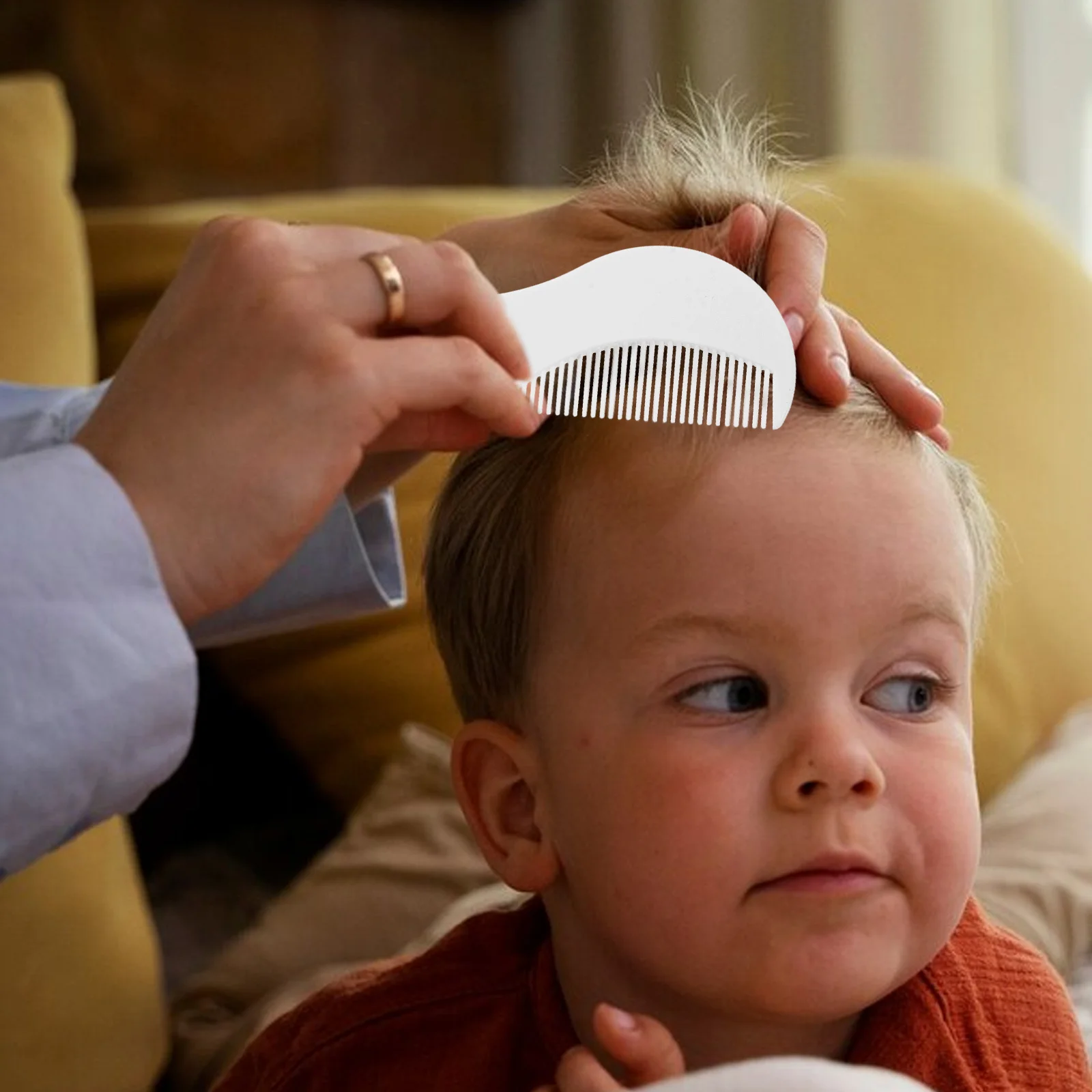 

2Pcs Baby Hair Brush Comb Set Soft Bristles Newborn Toddler Gentle Scalp Massage Cradle Cap Removal Baby Hair Brush